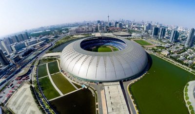 The Tianjin Olympic Center Stadium